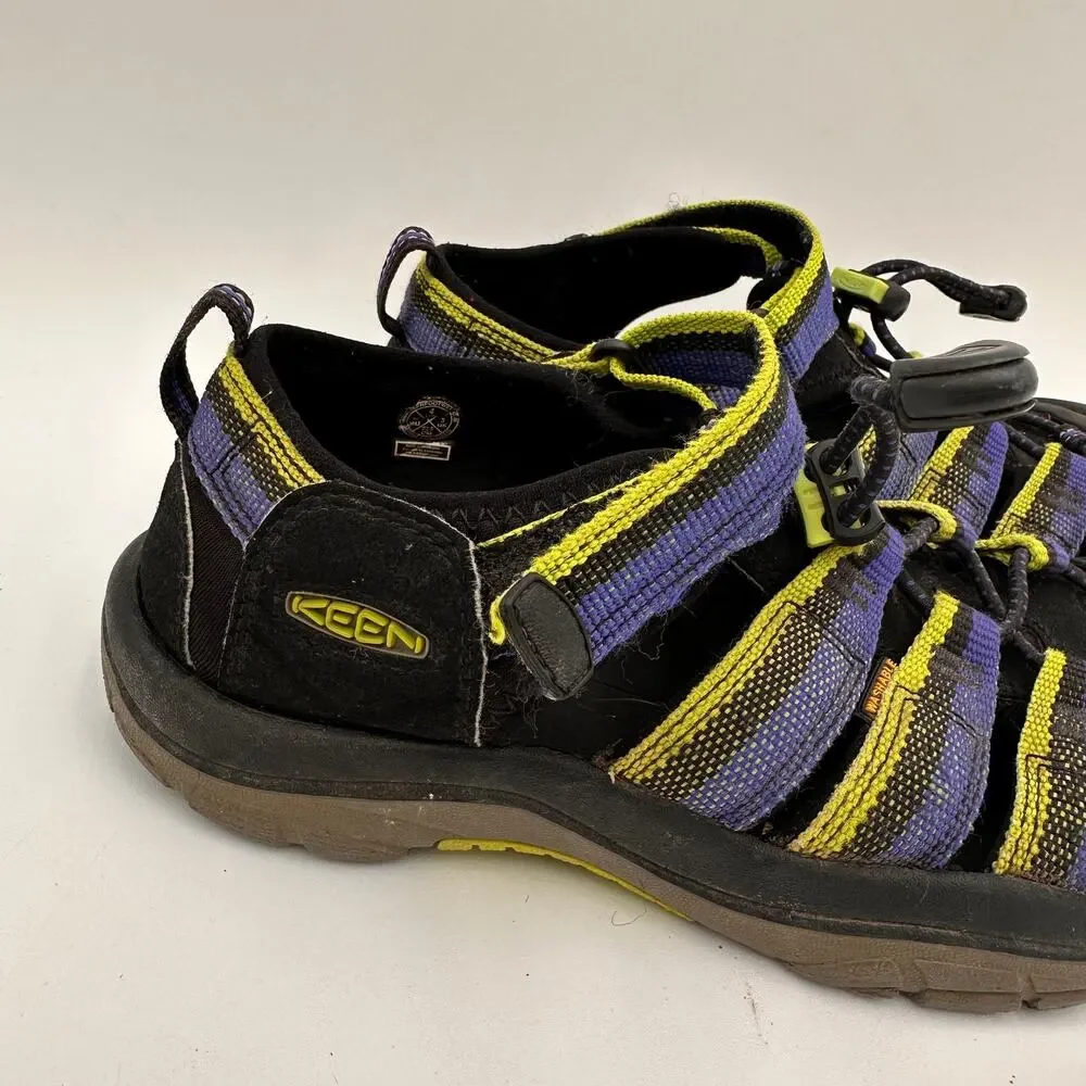 Keen Kids Newport H2 Blue Green & Black Hiking Sandals Size 4